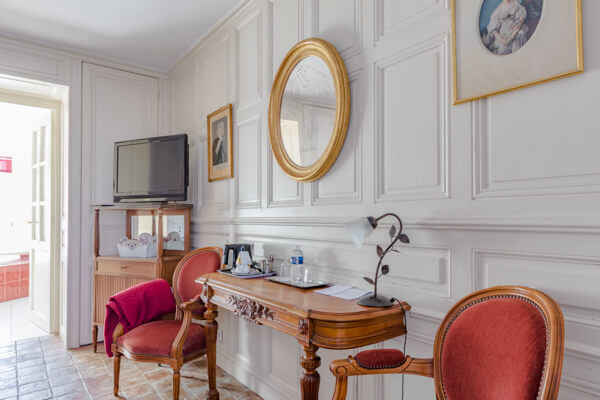 Chambre double prestige thème baroque n°2 hôtel touristique et professionnel à Challans