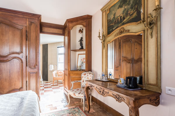 Chambre double prestige thème baroque hôtel touristique et professionnel à Challans